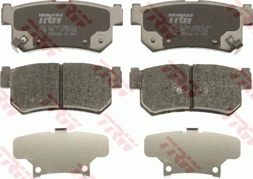 TRW GDB3366 - Brake Pad Set, disc brake onlydrive.pro