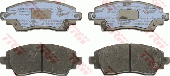 TRW GDB3333 - Brake Pad Set, disc brake onlydrive.pro