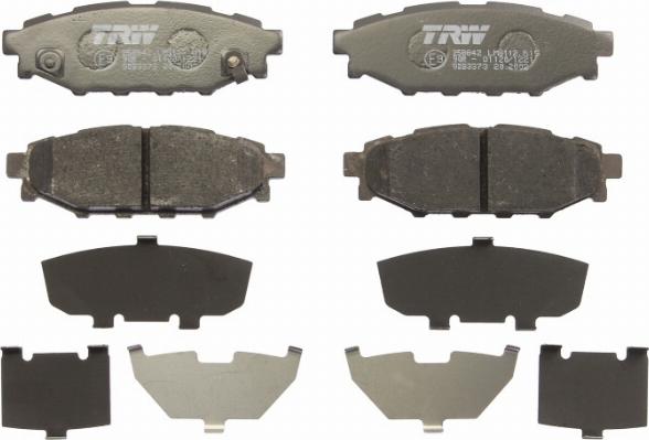 TRW GDB3373 - Brake Pad Set, disc brake onlydrive.pro