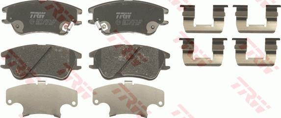 TRW GDB3377 - Brake Pad Set, disc brake onlydrive.pro