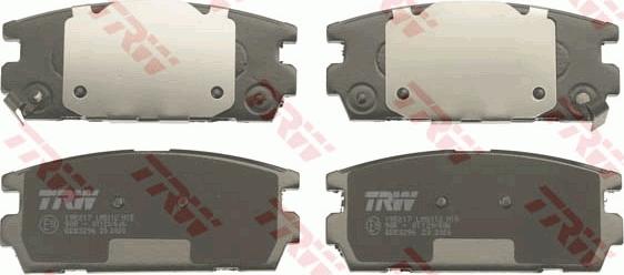 TRW GDB3296 - Brake Pad Set, disc brake onlydrive.pro