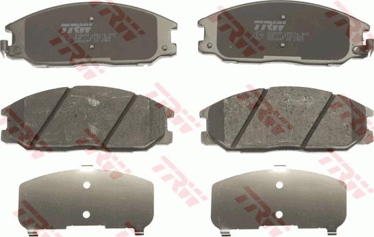 TRW GDB3297 - Brake Pad Set, disc brake onlydrive.pro