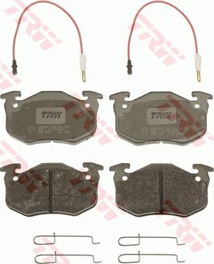 TRW GDB328 - Brake Pad Set, disc brake onlydrive.pro