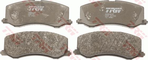 TRW GDB3237 - Brake Pad Set, disc brake onlydrive.pro