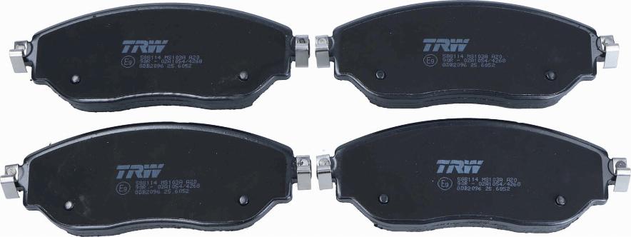 TRW GDB2096 - Brake Pad Set, disc brake onlydrive.pro