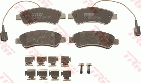 TRW GDB2068 - Brake Pad Set, disc brake onlydrive.pro