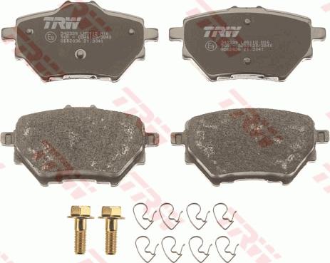 TRW GDB2036 - Brake Pad Set, disc brake onlydrive.pro