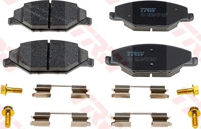 TRW GDB2027 - Brake Pad Set, disc brake onlydrive.pro