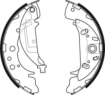 TRW GS8441 - Brake Shoe Set onlydrive.pro