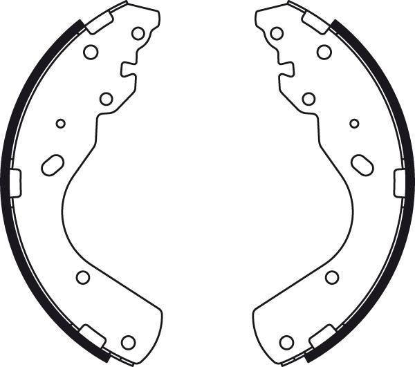 TRW GS8443 - Brake Shoe Set onlydrive.pro