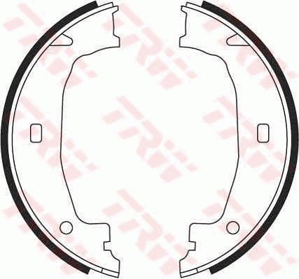 TRW GS8432 - Brake Shoe Set, parking brake onlydrive.pro