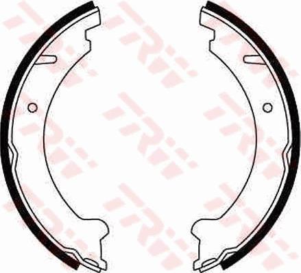 TRW GS8599 - Brake Shoe Set, parking brake onlydrive.pro