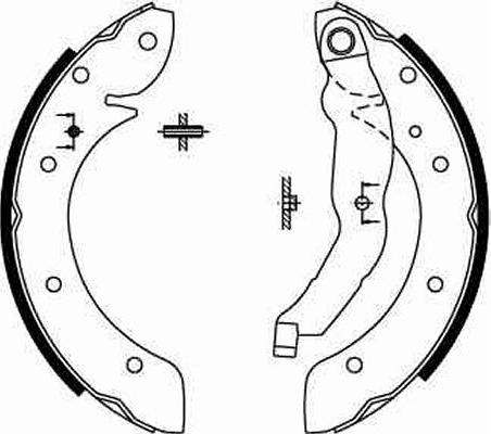 TRW GS8567 - Brake Shoe Set onlydrive.pro