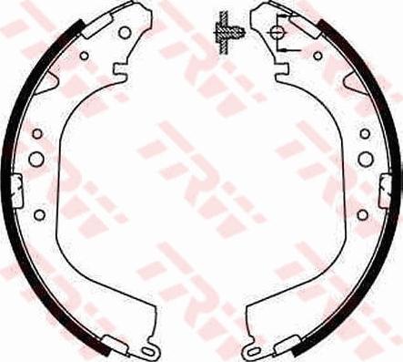 TRW GS8502 - Brake Shoe Set onlydrive.pro