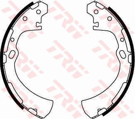 TRW GS8512 - Brake Shoe Set onlydrive.pro