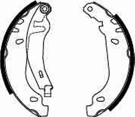 TRW GS8531 - Brake Shoe Set onlydrive.pro