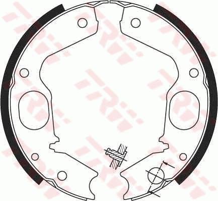 TRW GS8695 - Комплект тормозов, ручник, парковка onlydrive.pro