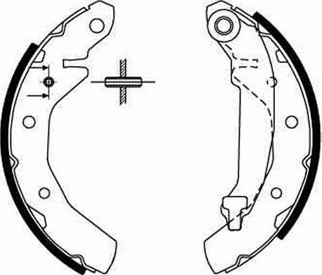 TRW GS8646 - Brake Shoe Set onlydrive.pro