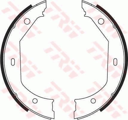 TRW GS8656 - Brake Shoe Set, parking brake onlydrive.pro