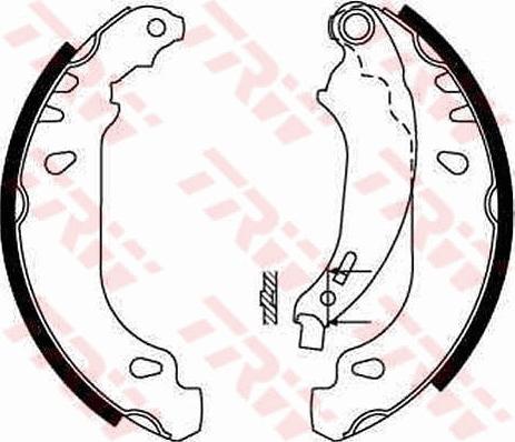 TRW GS8669 - Piduriklotside komplekt onlydrive.pro