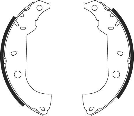 TRW GS8614 - Brake Shoe Set onlydrive.pro