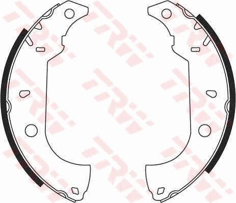 TRW GS8614 - Brake Shoe Set onlydrive.pro