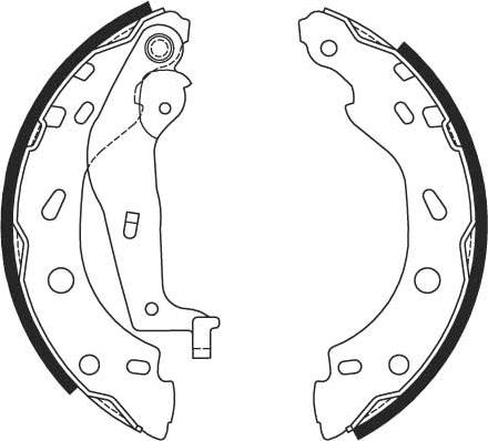 TRW GS8685 - Brake Shoe Set onlydrive.pro