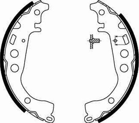 TRW GS8673 - Brake Shoe Set onlydrive.pro