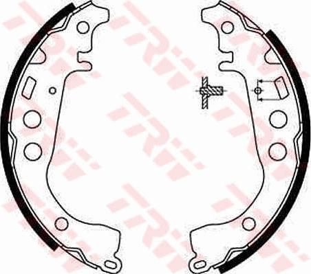 TRW GS8673 - Brake Shoe Set onlydrive.pro