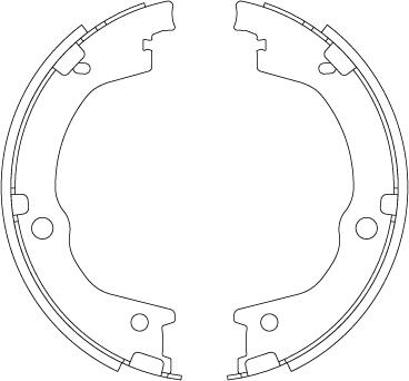 TRW GS8829 - Brake Shoe Set, parking brake onlydrive.pro