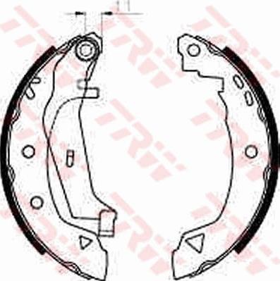 TRW GS8240 - Brake Shoe Set onlydrive.pro