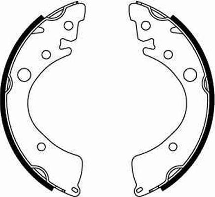 TRW GS8201 - Brake Shoe Set onlydrive.pro