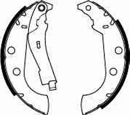 TRW GS8272 - Brake Shoe Set onlydrive.pro