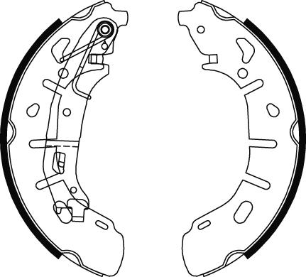 TRW GS8799 - Brake Shoe Set onlydrive.pro