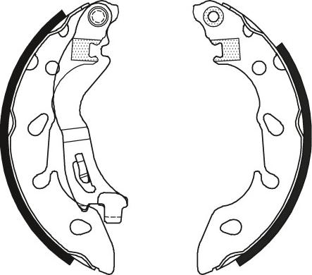 TRW GS8796 - Brake Shoe Set onlydrive.pro