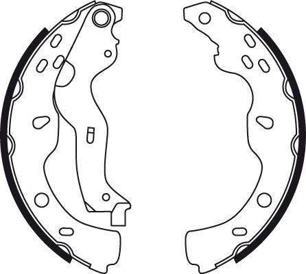 TRW GS8743 - Brake Shoe Set onlydrive.pro