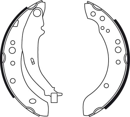 TRW GS8769 - Brake Shoe Set onlydrive.pro