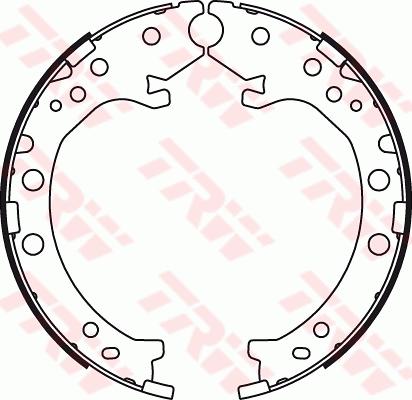 TRW GS8789 - Brake Shoe Set, parking brake onlydrive.pro