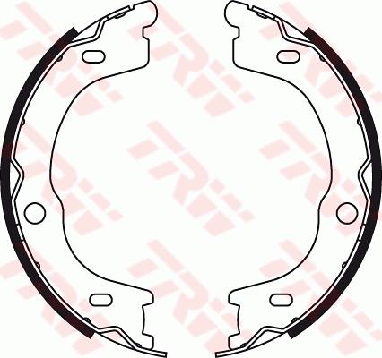 TRW GS8784 - Brake Shoe Set, parking brake onlydrive.pro