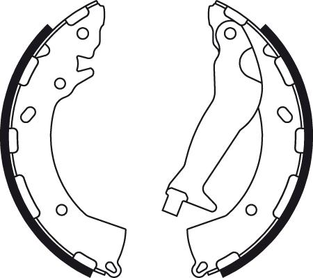 TRW GS8785 - Brake Shoe Set onlydrive.pro