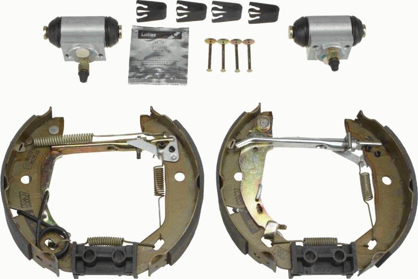 TRW GSK1557 - Brake Shoe Set onlydrive.pro