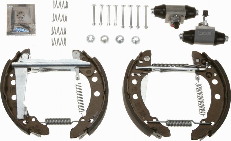 TRW GSK1500 - Brake Shoe Set onlydrive.pro