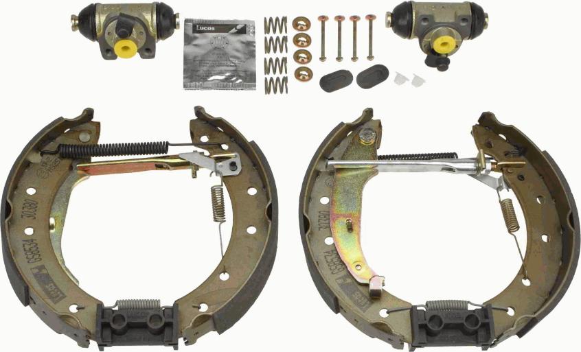 TRW GSK1050 - Brake Shoe Set onlydrive.pro