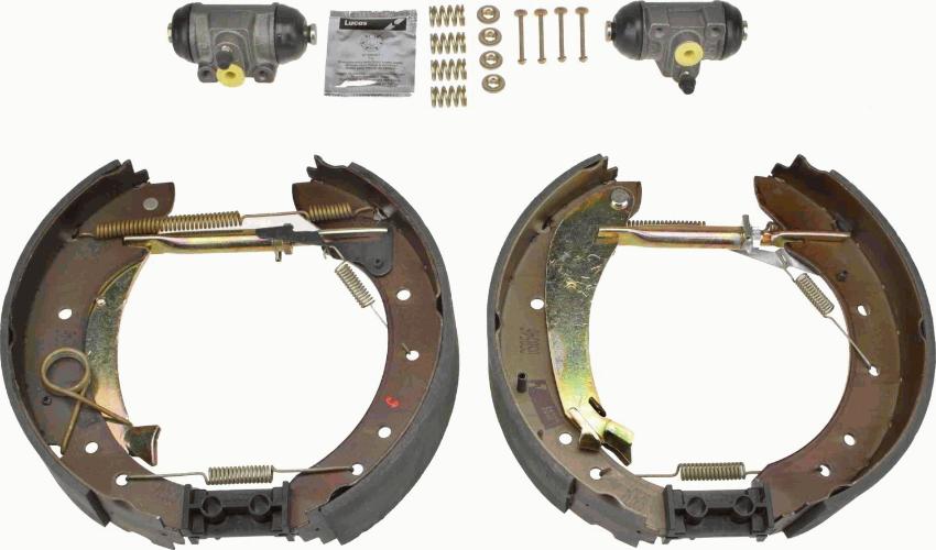 TRW GSK1221 - Brake Shoe Set onlydrive.pro