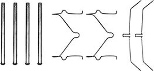 TRW PFK208 - Accessory Kit for disc brake Pads onlydrive.pro