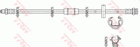 TRW PHB242 - Pidurivoolik onlydrive.pro