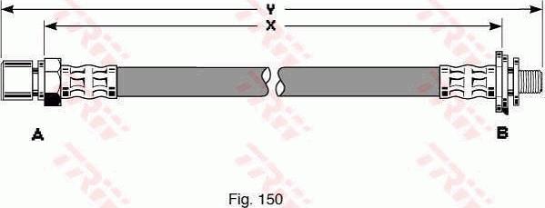 TRW PHB286 - Brake Hose onlydrive.pro