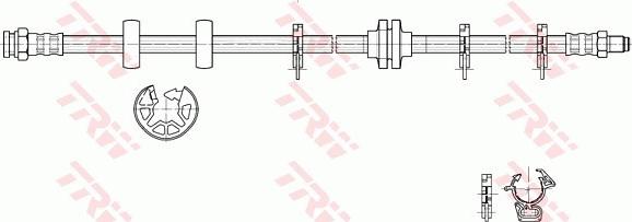 TRW PHB274 - Brake Hose onlydrive.pro