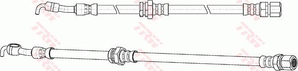 TRW PHD948 - Тормозной шланг onlydrive.pro