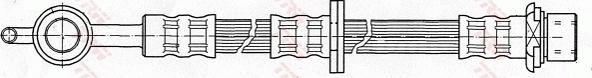 TRW PHD509 - Brake Hose onlydrive.pro